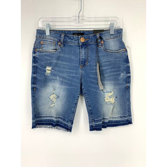 STS Blue Pants - STS Blue Shorts Junior Women's Size 5 Distressed Denim Jean Blue NWT